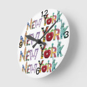 New York Wall klok (Hoek)