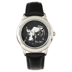 New York Watch New York Bull Souvenir Wristwatch Horloge