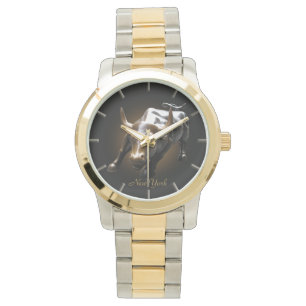 New York Watch New York Bull Souvenir Wristwatch Horloge