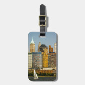 New York Waterfront Bagagelabel (Voorkant verticaal)