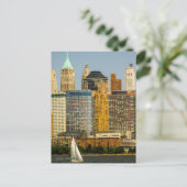 New York Waterfront Briefkaart (Staand voorkant)