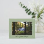 New York waterval foto Briefkaart (Staand voorkant)