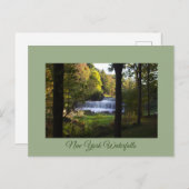 New York waterval foto Briefkaart (Voorkant / Achterkant)