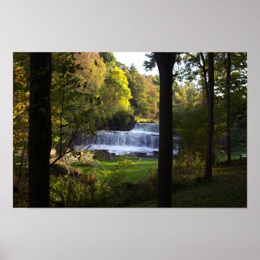 New York waterval foto Poster (Voorkant)
