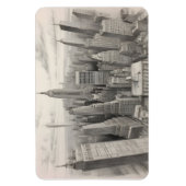 New York waterverf kunst Magneet (Verticaal)