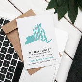 NEW YORK We hebben New address New Home verplaatst Briefkaart
