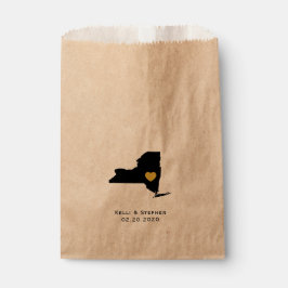 New York Wedding Favor Treat Sacks, cadeautassen Bedankzakje