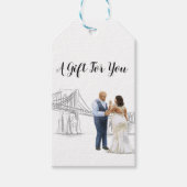 New York Wedding Gift Label Cadeaulabel (Voorkant)