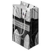 New York Wedding NYC Brooklyn Bridge Klein Cadeauzakje