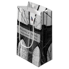 New York Wedding NYC Brooklyn Bridge Klein Cadeauzakje