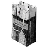 New York Wedding NYC Brooklyn Bridge Klein Cadeauzakje