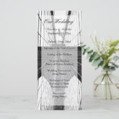 New York Wedding NYC Brooklyn Bridge Programmakaart (Staand voorkant)