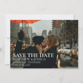 New York Wedding Photo Save the Date (Voorkant)