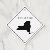 New York Welcome Bag Gift Label voor Wedding Weeke (Voorkant)