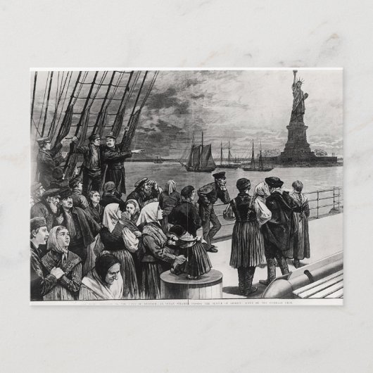 New York - Welkom in het land van de vrijheid Briefkaart (Voorkant)