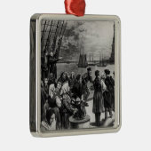 New York - Welkom in het land van de vrijheid Metalen Ornament (Rechts)