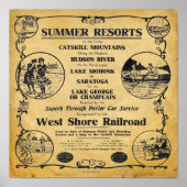  New York West Shore Railroad Print (Voorkant)