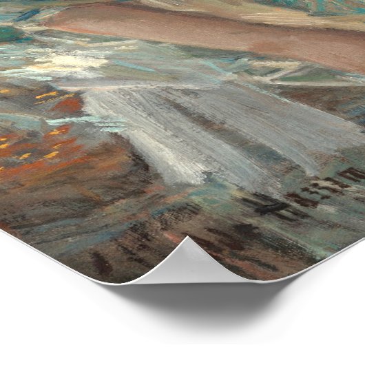 New York Window - Childe Hassam Fine Art Poster (Hoek)