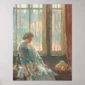 New York Window - Childe Hassam Fine Art Poster (Voorkant)