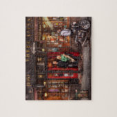 New York - Winkel - Greenwich Village - Drie Leven Legpuzzel (Verticaal)