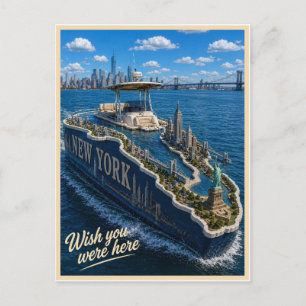 New York   Wish You Were Here   State Serie Briefkaart