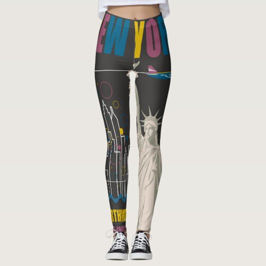 New York Women's Leggings (Voorkant)