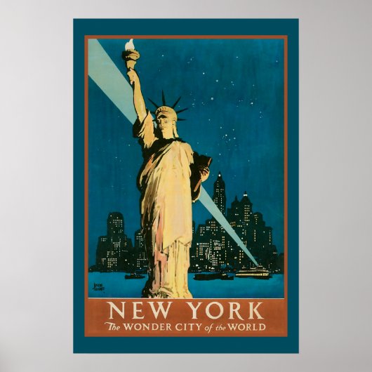 New York Wonder City of the World Poster (Voorkant)