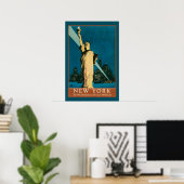 New York Wonder City of the World Poster (Thuiskantoor)