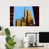 New York Woolworth Building - Digital Art Print (Thuiskantoor)