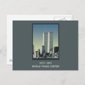 New York World Trade Center Briefkaart (Voorkant / Achterkant)