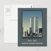 New York World Trade Center Briefkaart (Voorkant / Achterkant)