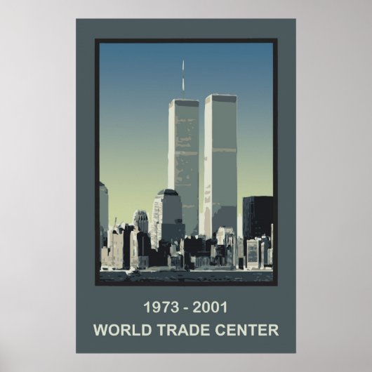 New York World Trade Center Poster (Voorkant)