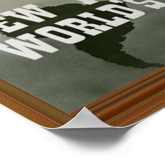 New York World's Fair 1939  Black White Poster (Hoek)