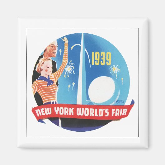 New York World's Fair 1939 Magneet (Voorkant)