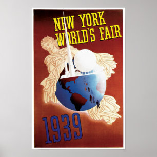 New York World's Fair 1939 Poster