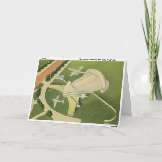 New York Worlds Fair 1939 Wenskaart Bedankkaart (Voorkant)
