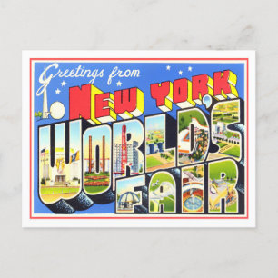 New York World's Fair Big Letters Briefkaart