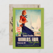 New York World's Fair Briefkaart (Voorkant / Achterkant)