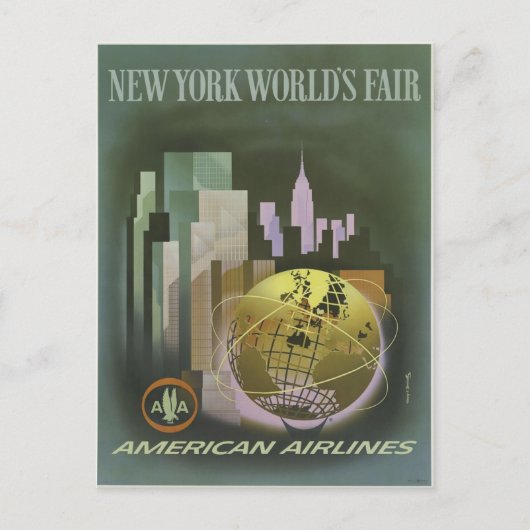New York World's Fair  Briefkaart (Voorkant)