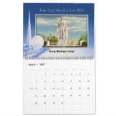 New York World's Fair Briefkaart kalender 1939 (Mar 2027)