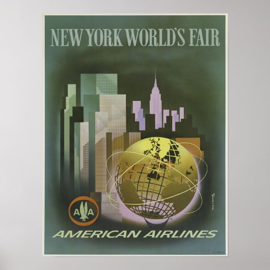 New York World's Fair Vintage Poster (Voorkant)