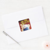 New York World's Fair (Wereldbol) Vierkante Sticker (Envelop)