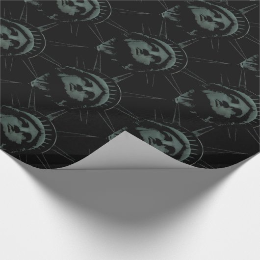 New York Wrapping Paper Statue of Liberty Paper Cadeaupapier (Hoek)