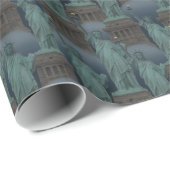 New York Wrapping Paper Statue of Liberty Paper Cadeaupapier (Rol Hoek)