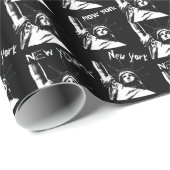New York Wrapping Paper Statue of Liberty Paper Cadeaupapier (Rol Hoek)