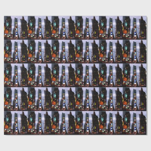 New York Wrapping Paper Times Square Gift Paper Cadeaupapier (Vlak)