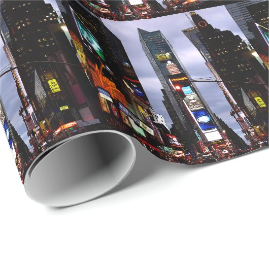 New York Wrapping Paper Times Square Gift Paper Cadeaupapier (Rol Hoek)