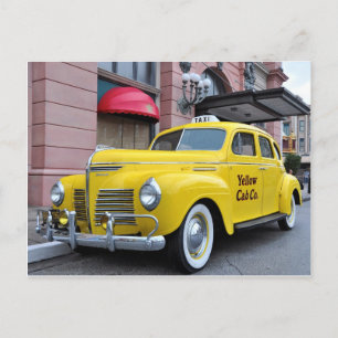 New York Yellow Cab Briefkaart