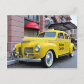 New York Yellow  Cab Briefkaart (Voorkant)