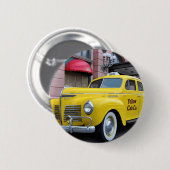 New York Yellow Cab Ronde Button 5,7 Cm (Voorkant /achterkant)